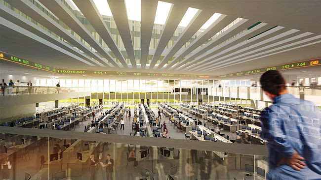 Trading floor (Image: Henning Larsen Architects)