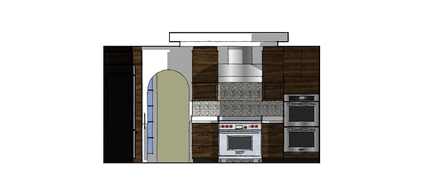 Proposed Kitchen South Elevation