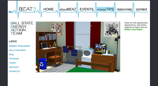 Green Your Room Interactive Website