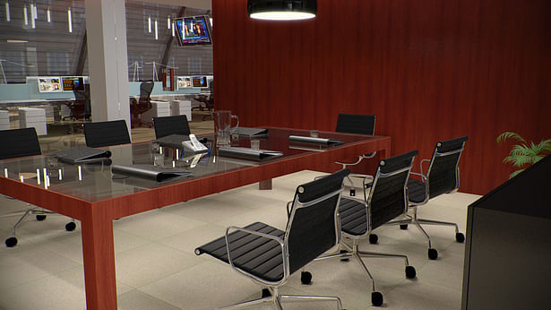 Main meeting room material option