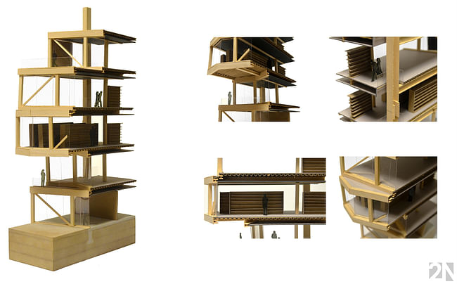 Old City Public Library by Nikos Nasis (section model)