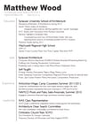 Resume and Sample Work