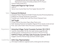 Resume and Sample Work