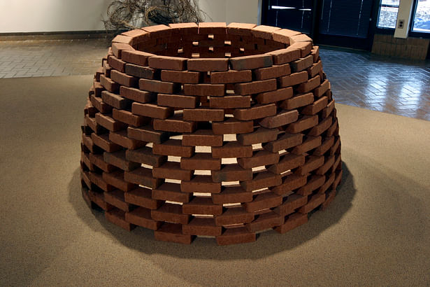 self-supported brick dome