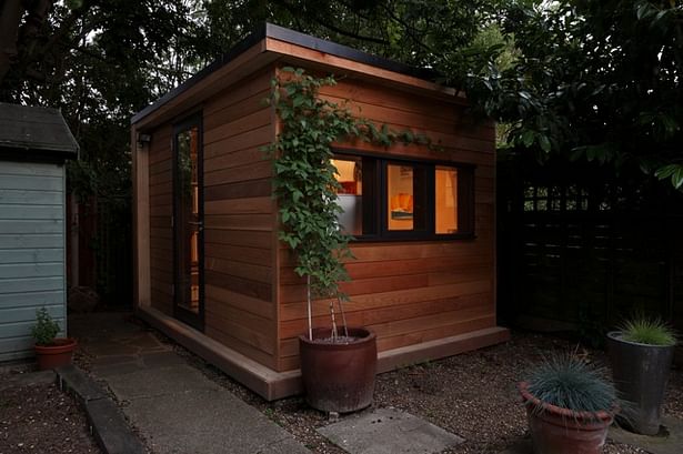 Small and compact, this garden office is perfect for any London home. www.initstudios.co.uk
