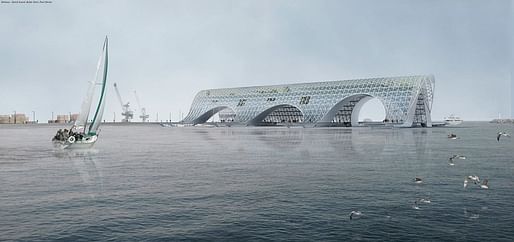 2016 Jacques Rougerie Foundation International Architecture Competition - Innovation and Architecture for the Sea award winner: “Re-Source” by HOLISME (Robin Vairé, Yorick Isnard, Paul Morini).