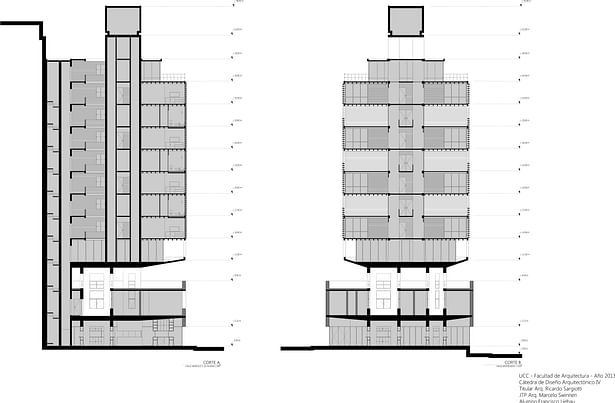 Section - M. T. de Alvear and Montevideo Street