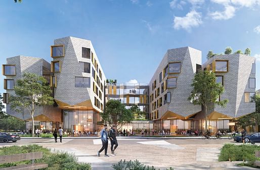 The winning 'Woodlawn Social' proposal. Image: Koning Eizenberg Architecture