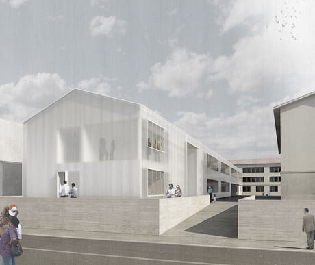 VILLE DE FRIBOURG | competition of a primary school in Fribourg, Switzerland. 
