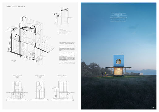 Kingspan Award winner Alessandro Ghidini's 'TOTEM' proposal. Image: Buildner 