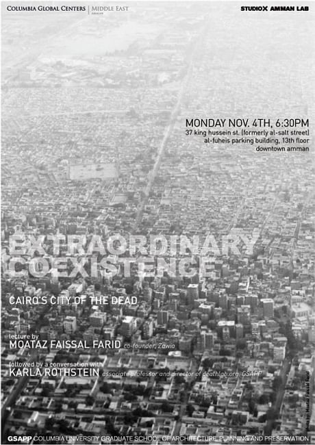 GSAPP K.Rothstein's studio is traveling to Amman this week to research burial practices in highly dense urban environments. http://bit.ly/1crkaMu 