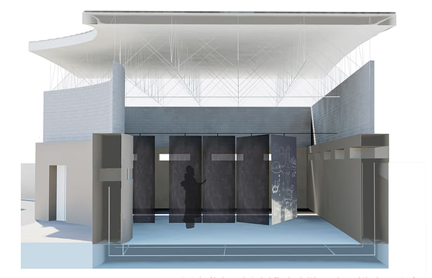 This is a rendering of what the inside of one of the classrooms would look like. 
