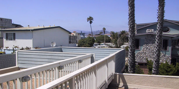 Rooftop View of Mountains