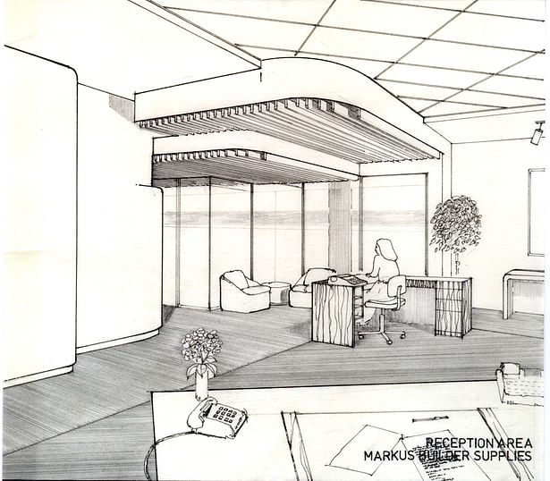 Design Proposal - Offices of Markus Building Supplies - 1980