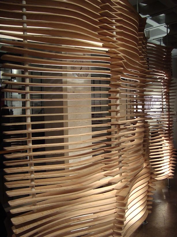 Louvered Screen Partition