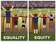 Equality vs. Equity graphic, via theequityline.org.