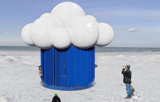 Nimbus by David Stein (Canada). Image courtesy of Winter Stations competition. 