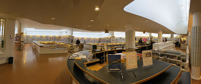 Panorma of the Regional Library of Lapland.