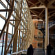 Wooden Truss in Sibelius Concert Hall in Lahti, Finland by Kimmo Lintula Architects completed in in 2000