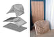 Flatpack wood folding chair by Robert van Embricqs
