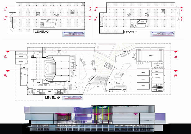 Plans and section #2