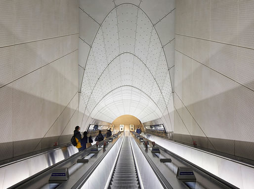 The Elizabeth Line (RIBA London Building of the Year 2024). Image: Hufton + Crow