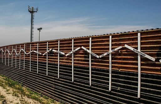 Border wall at Tijuana and San Diego border Image via wikimedia