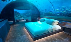 This underwater residence is currently being built in the Maldives 
