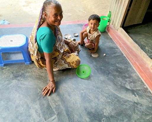Children spend the most amount of time on floors, making them most vulnerable to parasitic and bacterial infections associated with dirt flooring. Image courtesy of ARCHIVE.