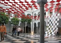 'PATIO SOBRE PATIO' Instalación de arquitectura efímera en la sede del CICUS (Centro de Iniciativas Culturales de la Universidad de Sevilla)