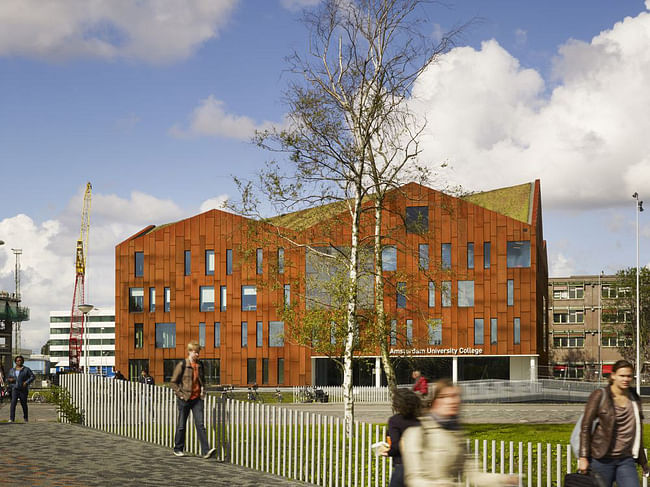 Amsterdam University College, exterior (Image: Mecanoo architecten)