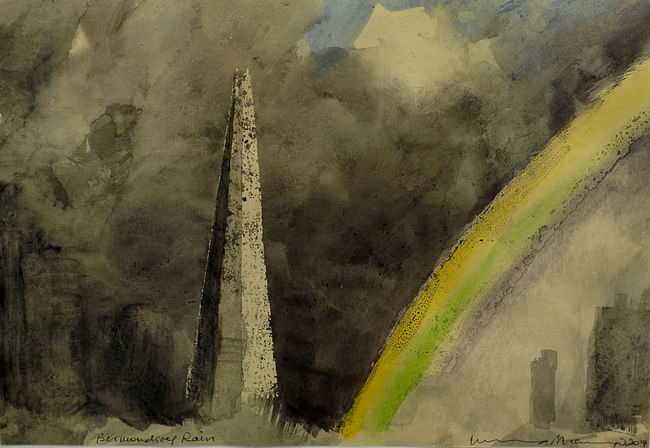 Norman Ackroyd for 10x10 Drawing the City London 2014. Image courtesy of Article 25.