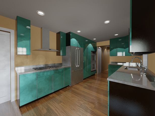 Kitchen Rendering (Revit and 3d Max)