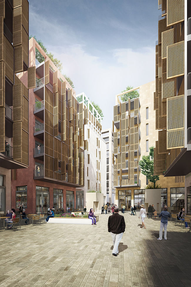 Street view rendering (Image: Allies and Morrison Architects)