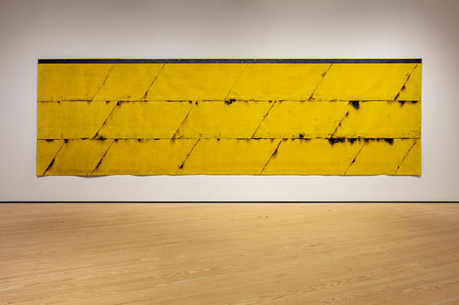 Installation view, Theaster Gates, Bright Sunny Day, 2024. Image: © Alex Barber, courtesy of Contemporary Arts Museum Houston and Theaster Gates Studio.