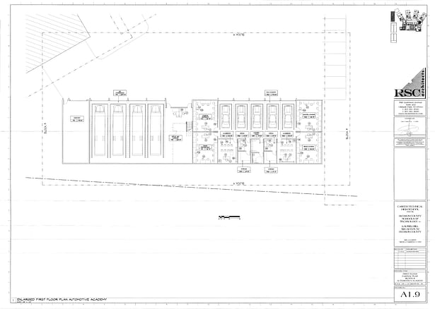 First Floor Plan - Partial Plan, Block 9