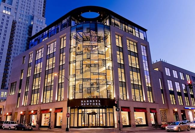 Barneys New York, Chicago store by Jeffrey Hutchison & Associates.