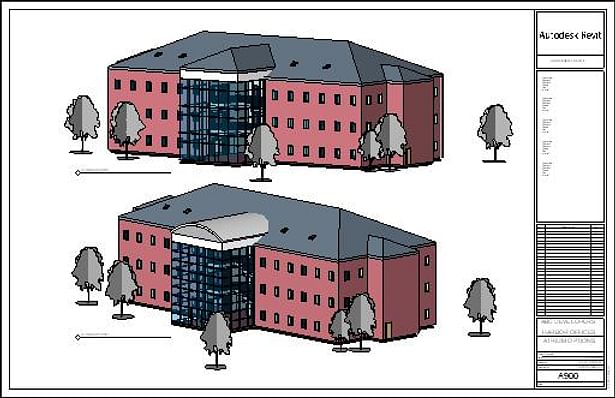 Options A and B atrium style 