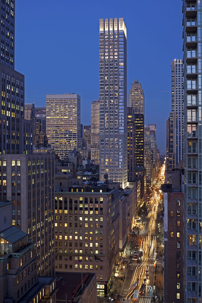 400 5th Avenue (Setai Hotel): View looking up fifth avenue Photo credit: Richard Berenholtz 