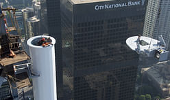 L.A.'s skyline gets its crown as Wilshire Grand, tallest building west of the Mississippi, tops out at 1,100 feet