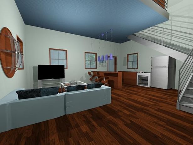 Interior House of Current Project - 3DS Max (to be animated)