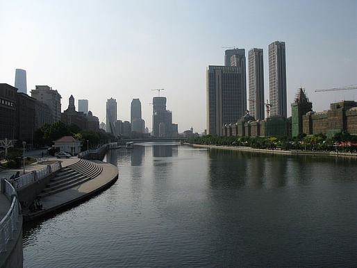 Tianjin waterfront in 2014. Photo: Caitriana Nicholson, via Flickr.