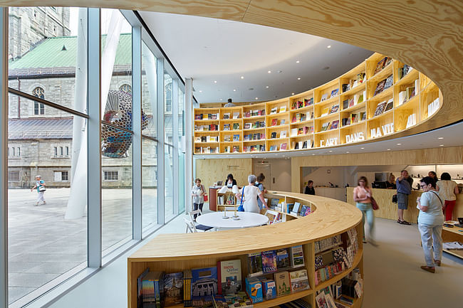 Bookstore-gift shop. Photo by Bruce Damonte.