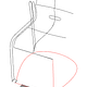 1. The wireframe Kari 3 chair in Rhinoceros 3D immediately after digitizing