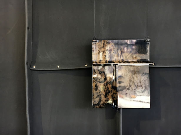 A tintype panel wall prototype produced in the Conditions Room