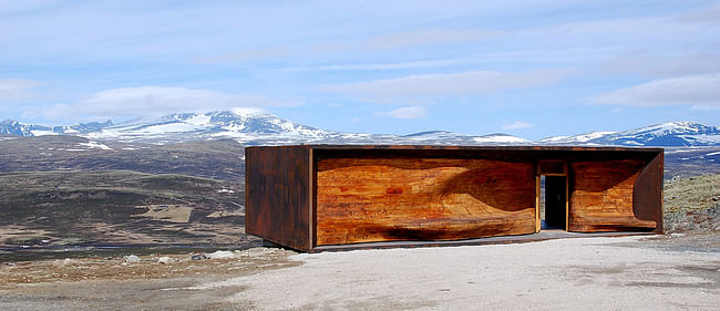 World Display Building of the Year: Norwegian Wild Reindeer Centre Pavilion, Hjerkinn, Norway, Snøhetta, Norway