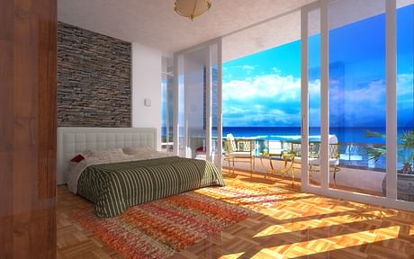 Interior design of proposed apartments