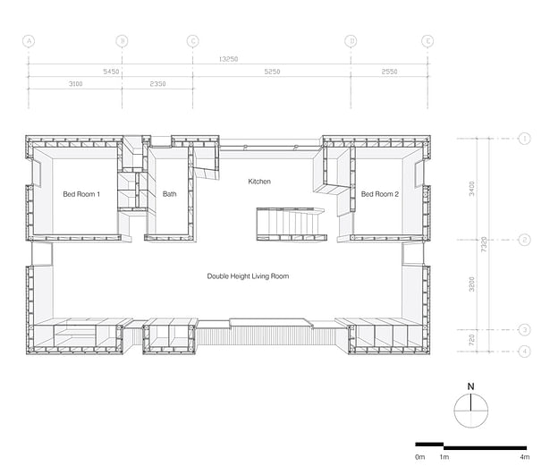 Shear House by stpmj, 1st Level Floor Plan