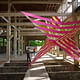 POP IT UP is an installation designed by Anya Sirota + AKOAKI in a defunct tannery in Amilly, France