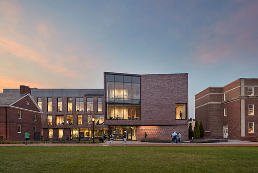 Lafayette College Rockwell Integrated Sciences Center. Photo: Robert Benson Photography.